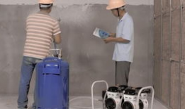 喷白浆视频,高效施工新体验